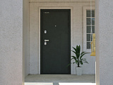 Дверь модели ПРЕМИУМ ПЛЮС 990x2050 левая черная